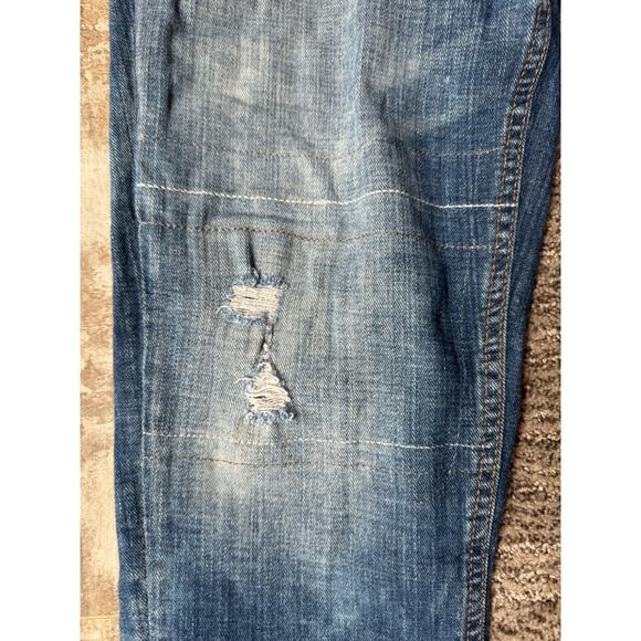 Silver Girlfriend Jeans Size 31x27 tag.  Bleach Distressed. - Picture 9 of 11